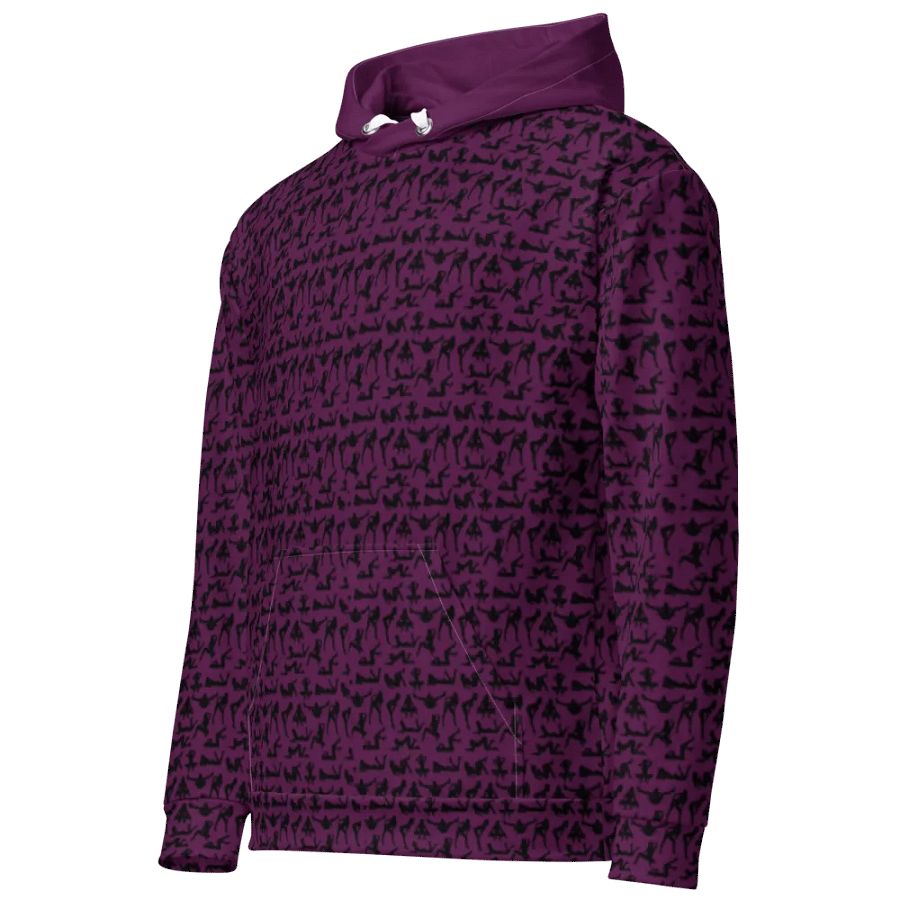 Sexy Ladies Silhouettes - Tyrian Purple | Unisex Hoodie product image (3)