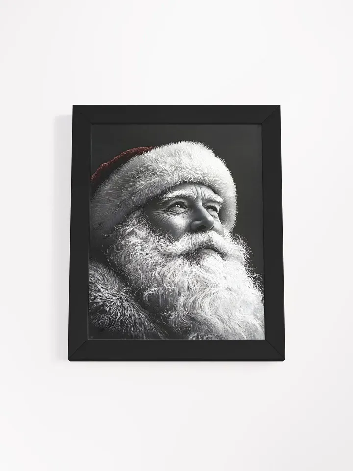 Santa Portrait Framed Poster product image (1)