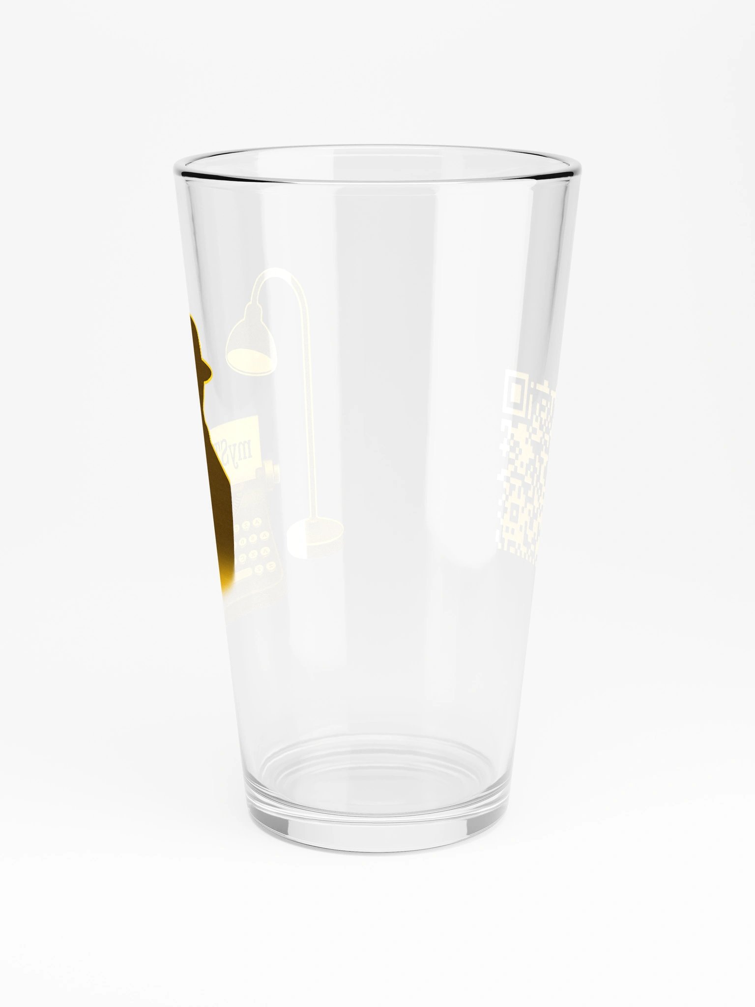 Golden Elegance Shaker Pint Glass product image (3)