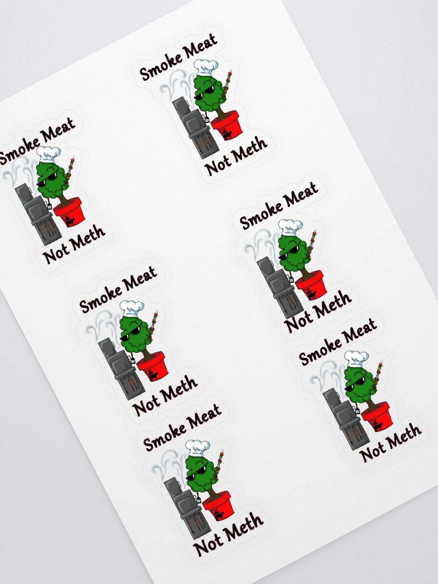 Smoke meat not meth Sticker pack product image (2)
