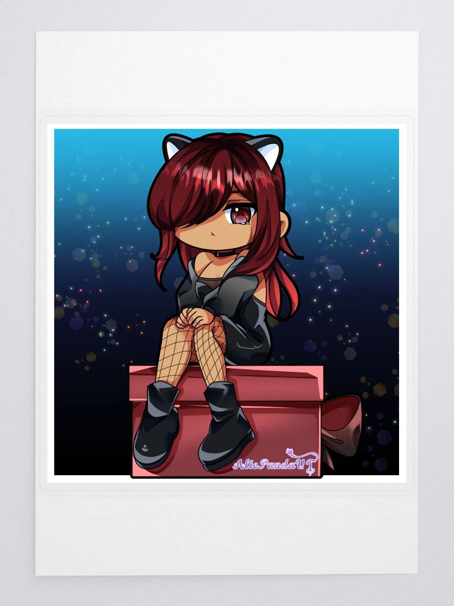 Starry-Eyed Panda Girl Sticker Sheet product image (3)