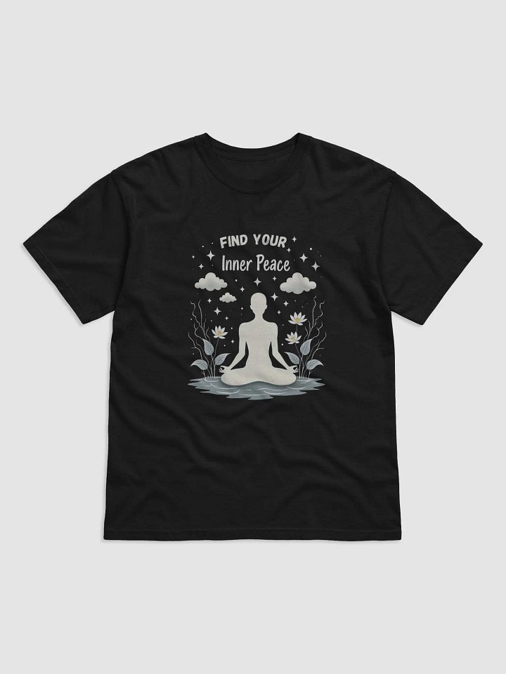Find Your Inner Peace Yoga T-Shirt – Inspirational Apparel for Mindfulness, Mental Health, and Self-Care Enthusiasts product image (1)