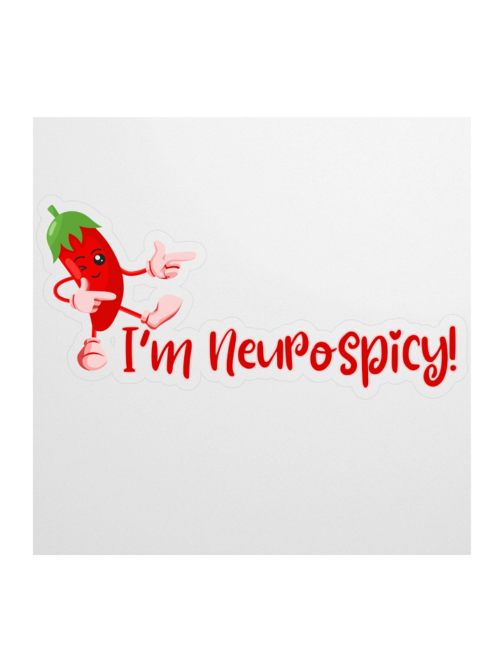 Large I'm Neurospicy! Sticker product image (1)