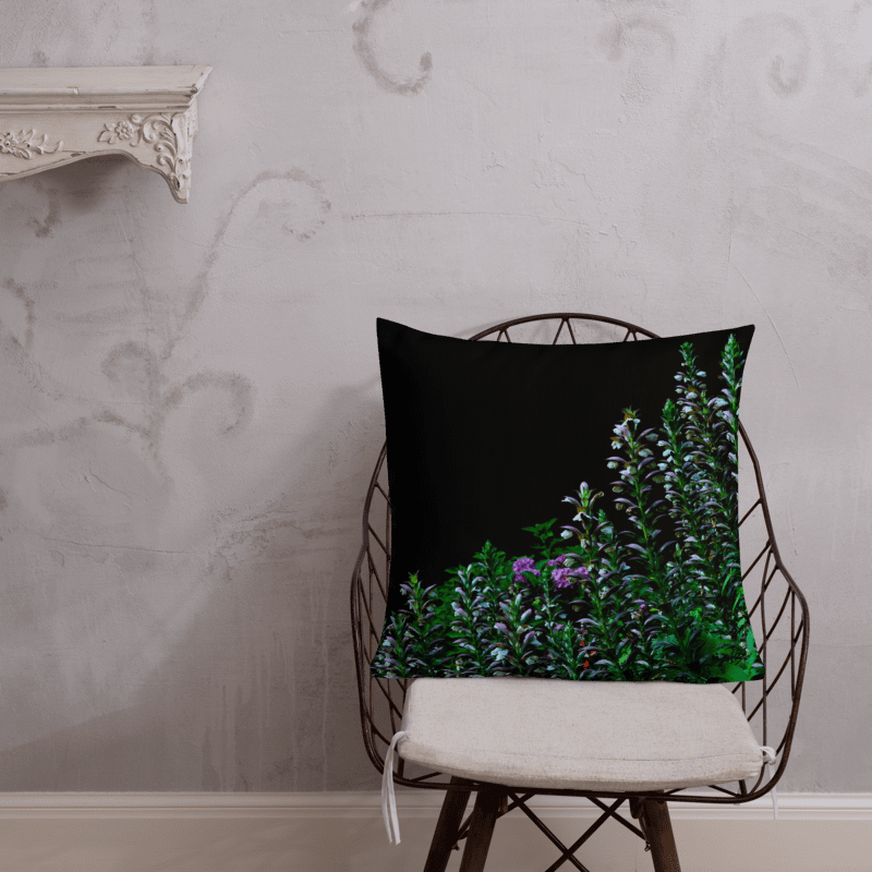 Premium-Kissen - Blumen Kontrast product image (3)