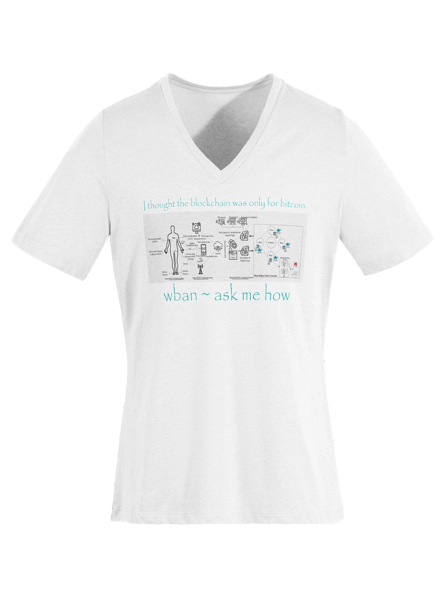 Block Chain isn't just for Bitcoin Vneck Front product image (6)