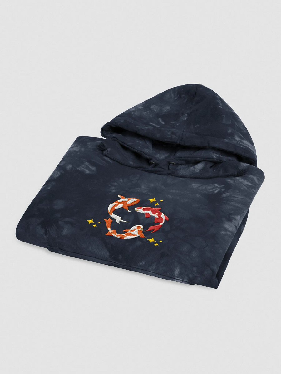 "Lunar Pond" Tie-Dye Embroidered Hoodie product image (8)