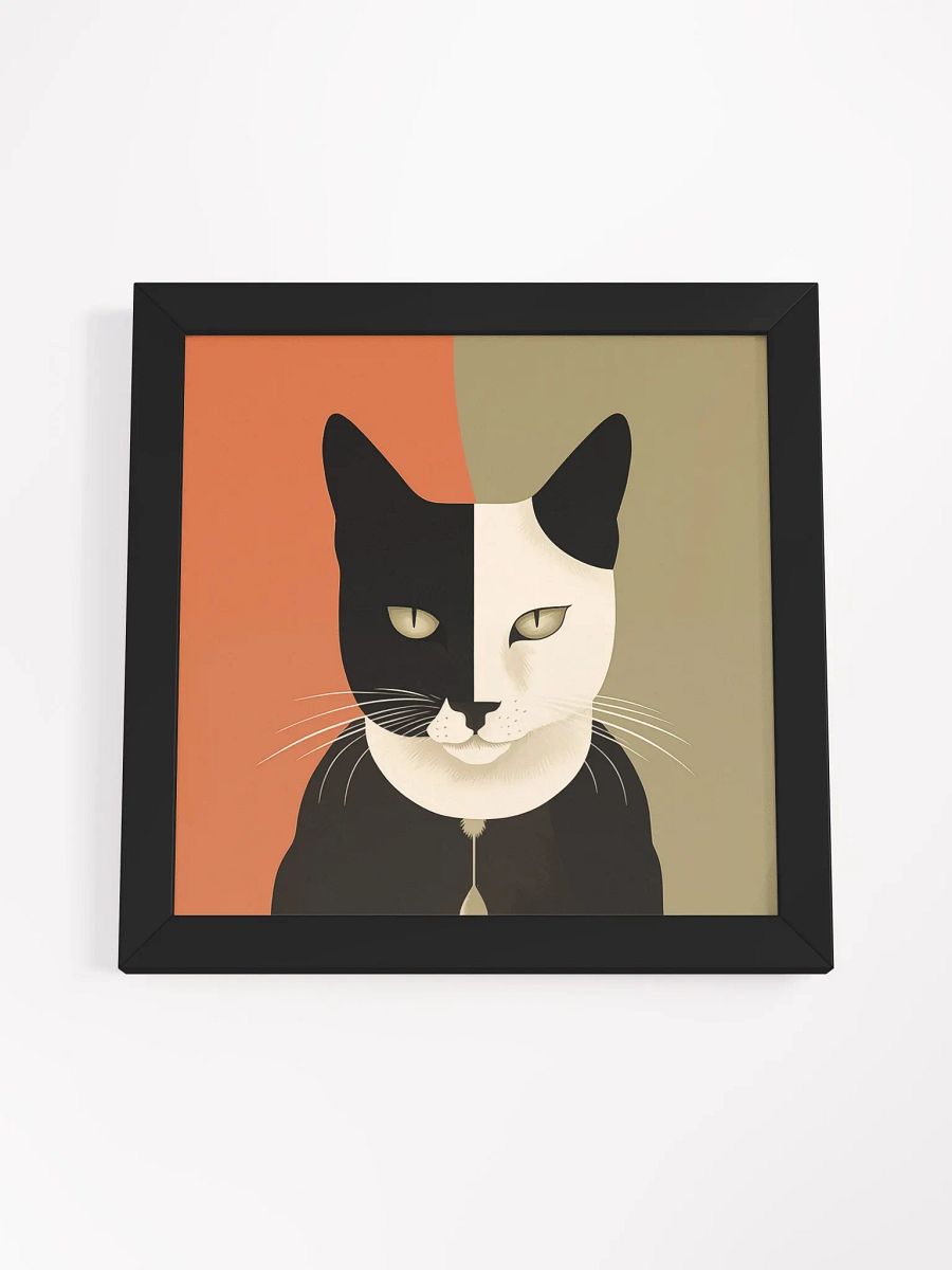 Duality Cat Framed Matte Poster product image (31)
