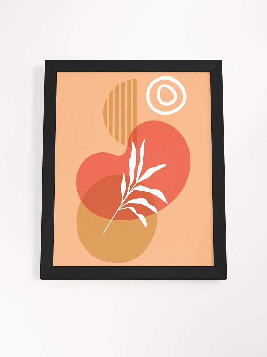 Organic Shapes Framed Matte Poster product image (55)