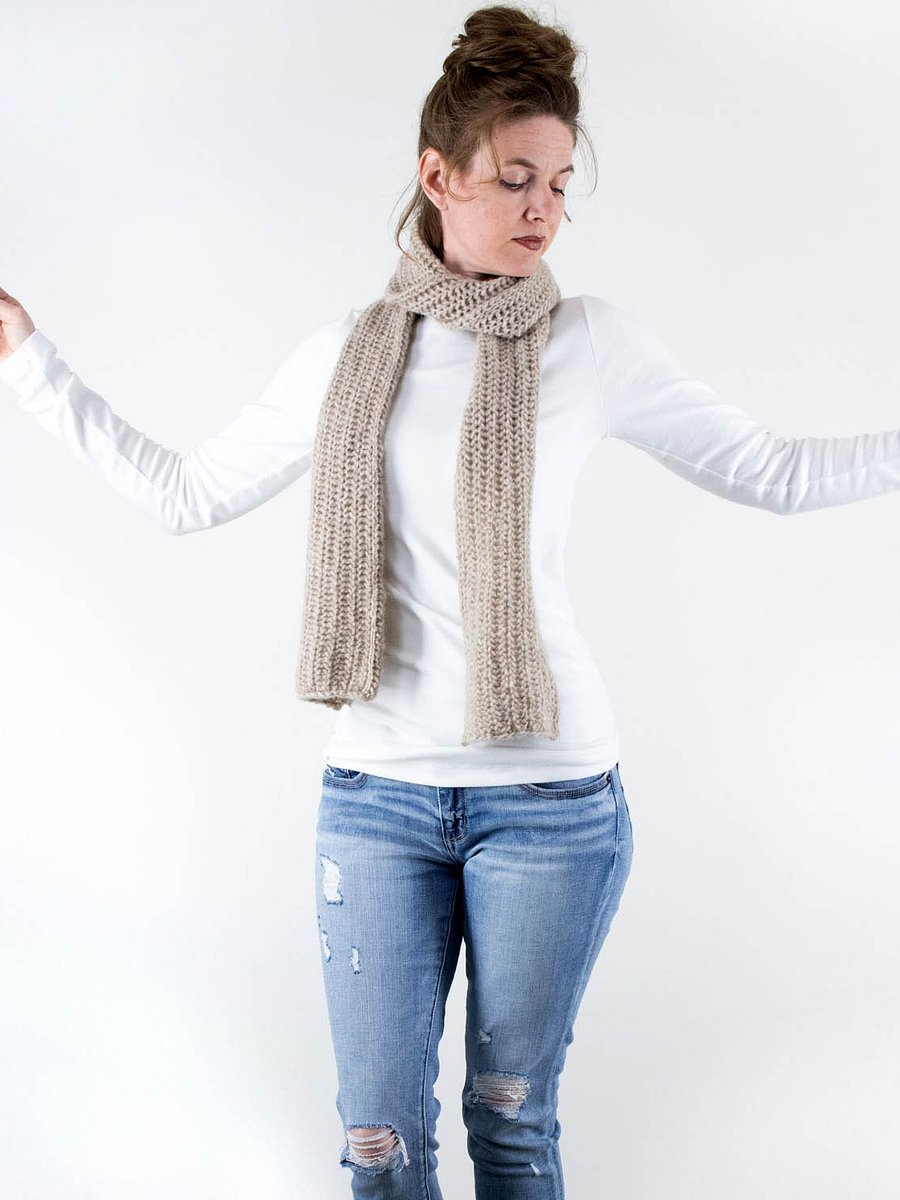 Lightweight Scarf Knitting Pattern - Voyager product image (4)