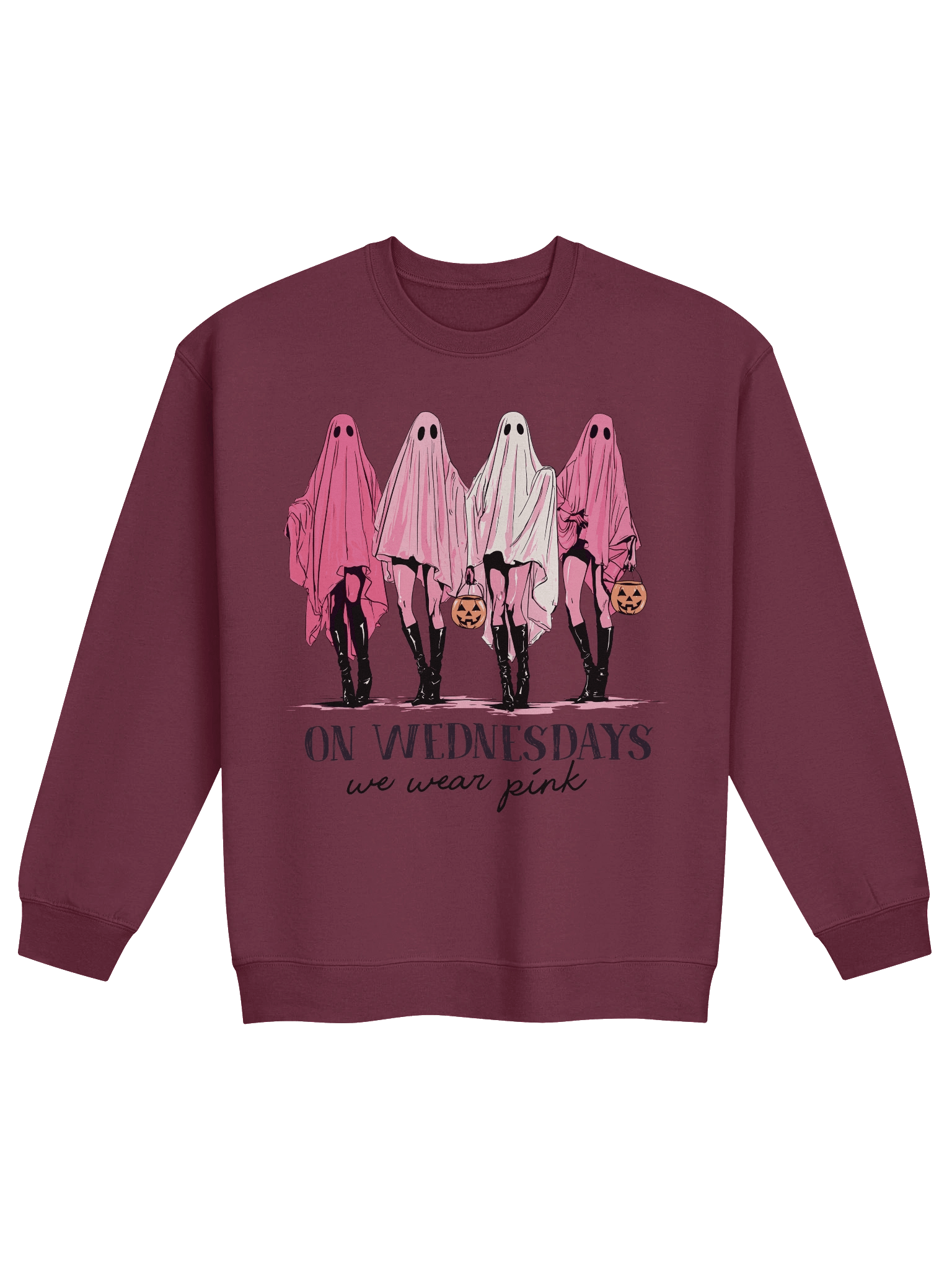 'We Wear Pink for Spooky Season' Sweatshirt product image (3)