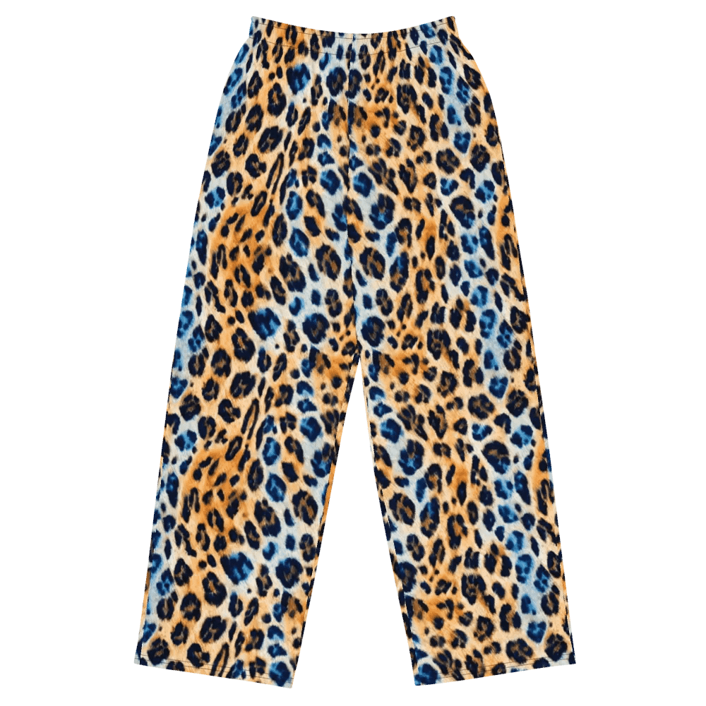 Blue Brown Leopard Pants product image (1)