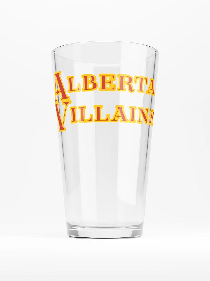 Alberta Villains Pint glass product image (1)