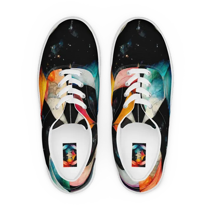 women's starry leaf symphony canvas shoes product image (1)