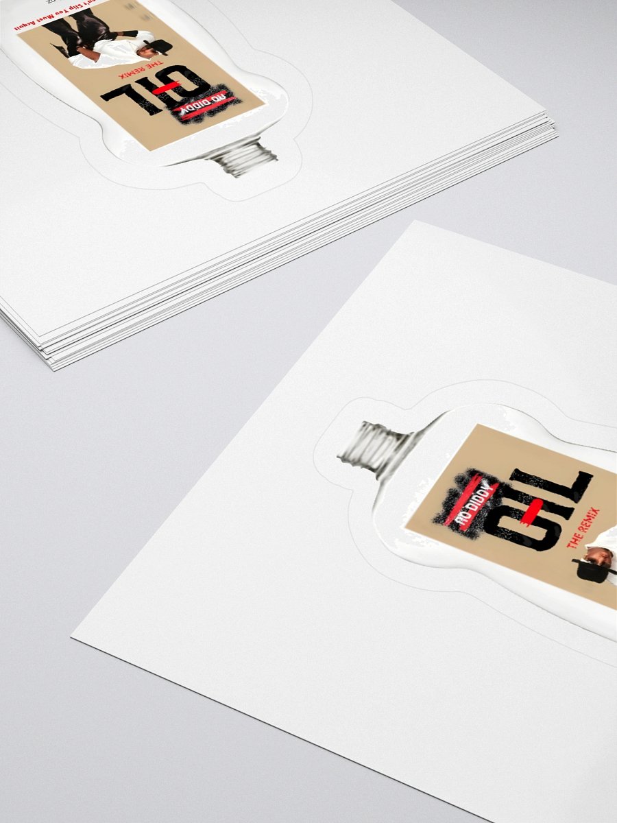 No Diddy Oil Bottle Sticker product image (10)