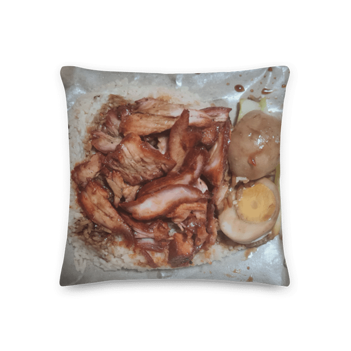 Char Siew Rice Decorative Pillow product image (1)