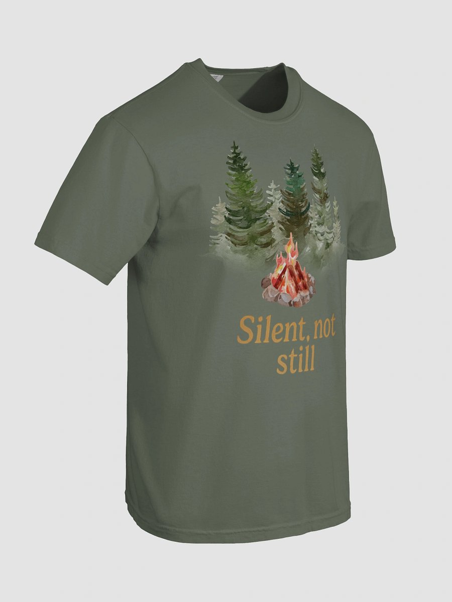 Silent, Not Still Evergreen Tee product image (8)