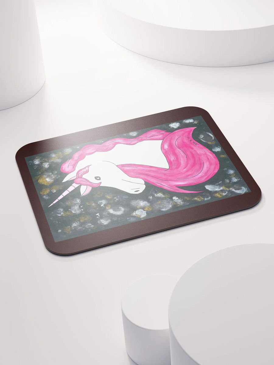 Unicorn - (art by Dina R.) - acrylic painting picture - Classic Mouse Pad product image (4)