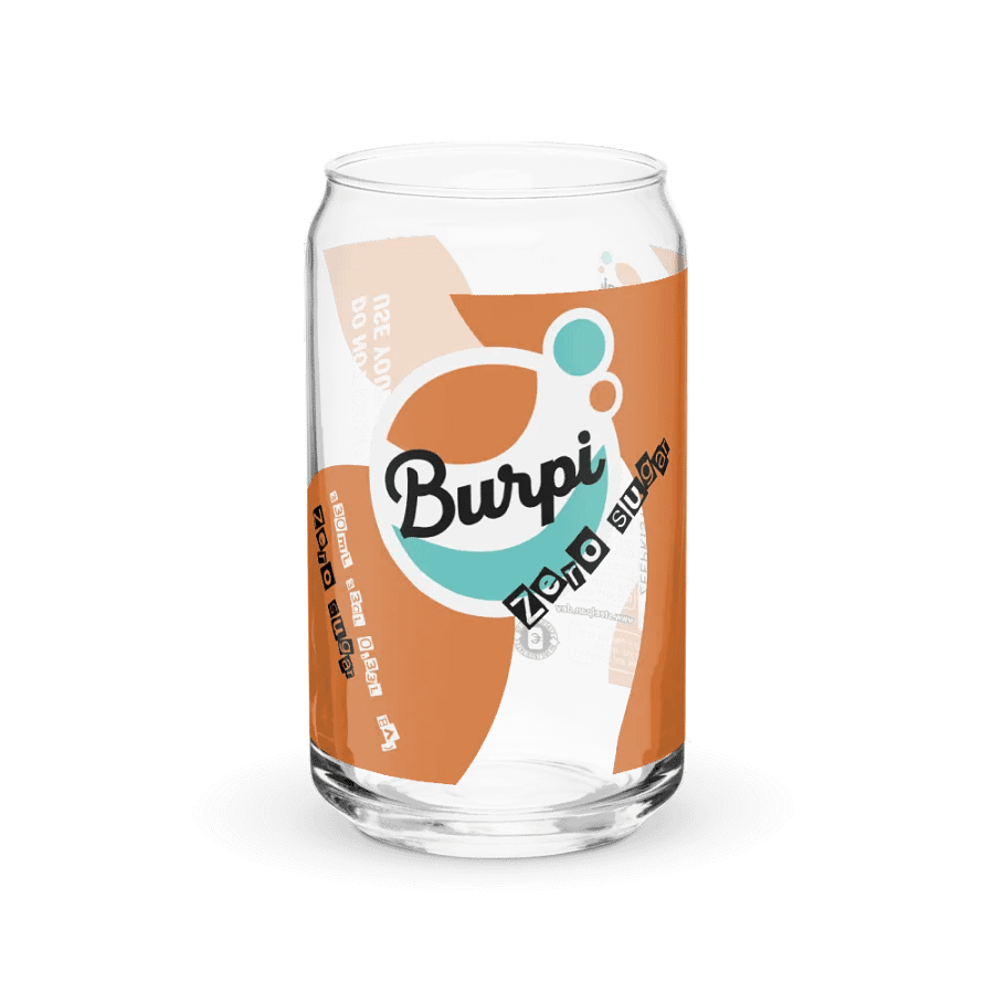 Burpi Zero Sugar Can-Shaped Glass product image (2)