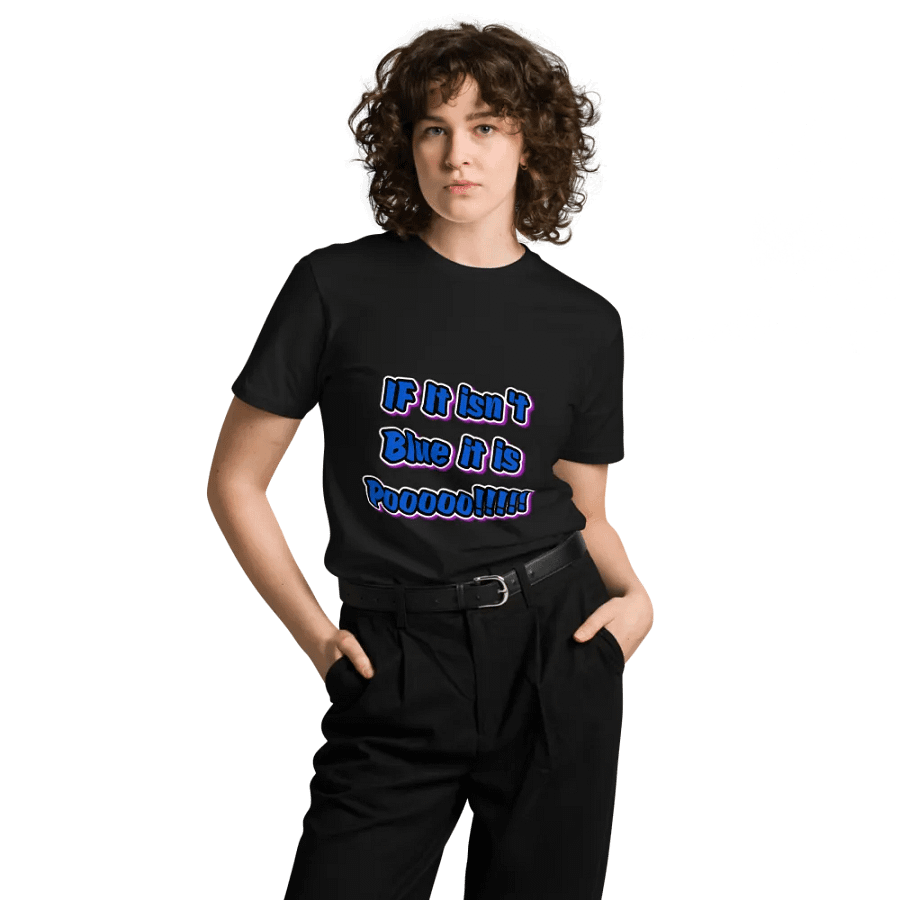 Blue Pooooo 3D Effect T-Shirt product image (5)