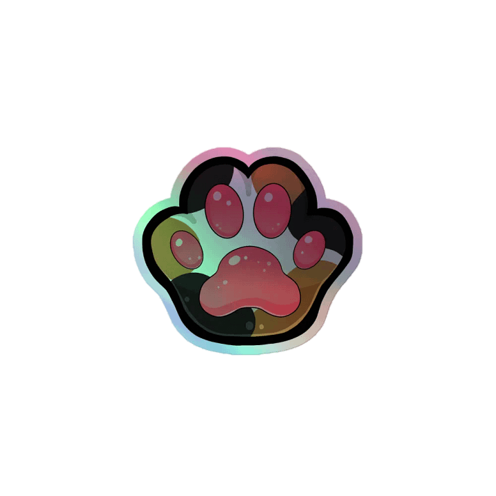 Toe Beans Holo Sticker product image (1)