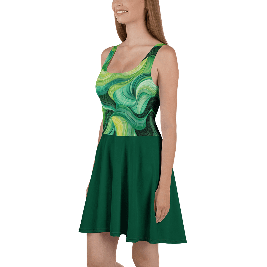 Emerald Dream Skater Dress product image (1)