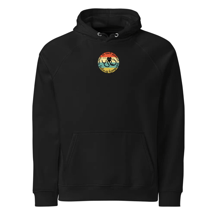 Bringing humor to each patient individually Eco Raglan Hoodie product image (1)