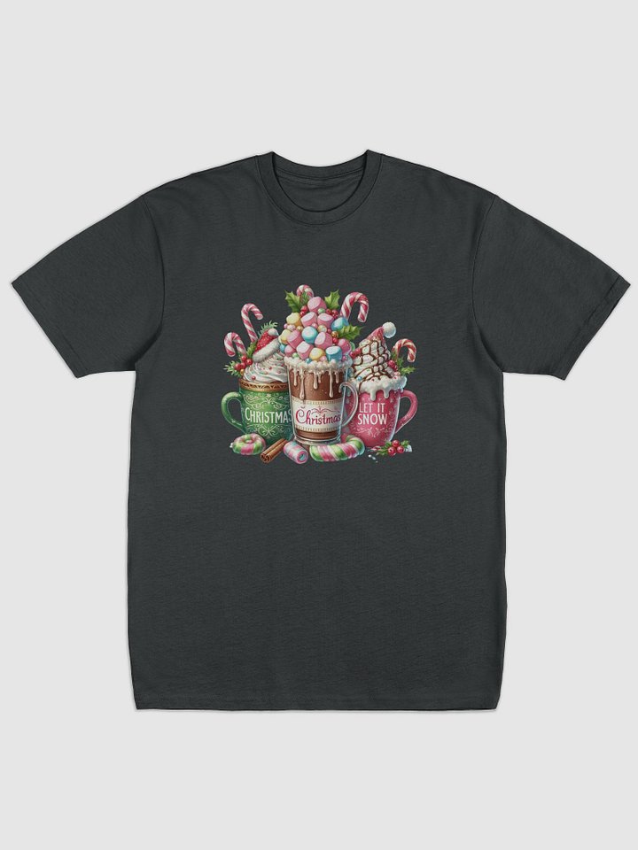 "Let It Snow" Holiday Unisex Cotton T-Shirt product image (1)