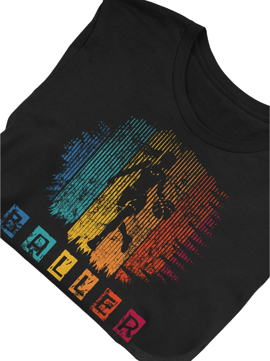 Retro 90s Baller T-Shirt – Vintage Female Basketball Dribble Design for Street Style Fans product image (46)