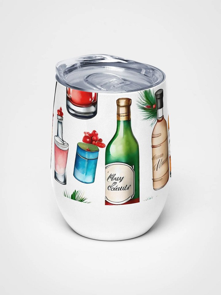 Festive Cheers Wine Tumbler product image (1)