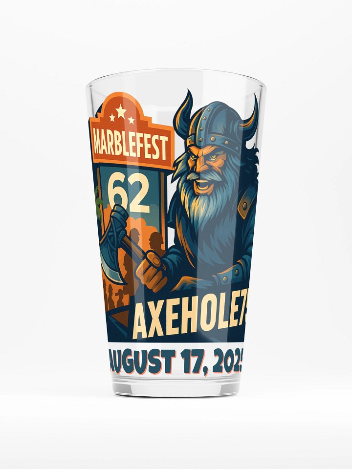 Marblefest62 Axeh0le75 Pint Glass product image (1)