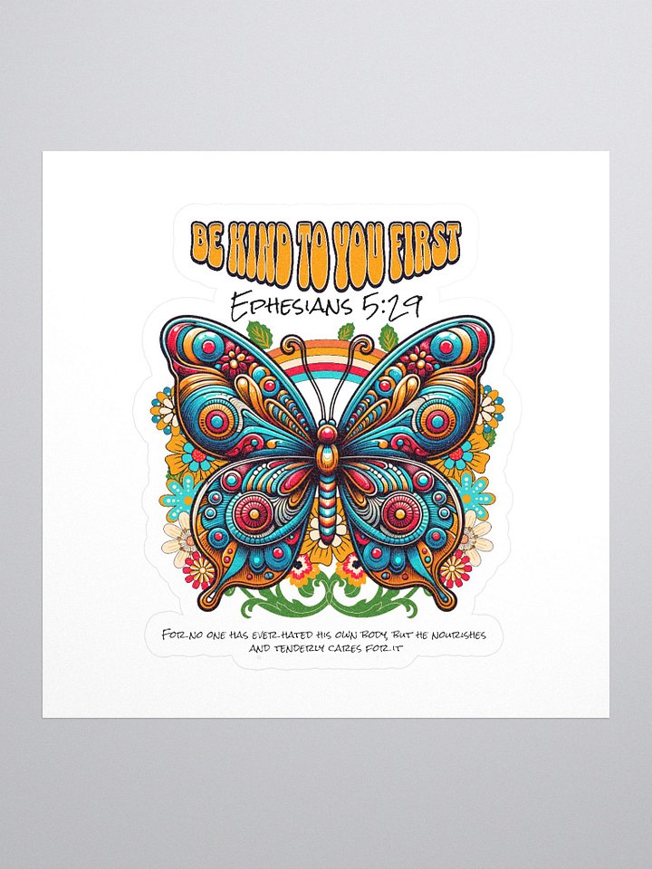 Be Kind - Ephesians 5:29 Scripture Sticker product image (2)