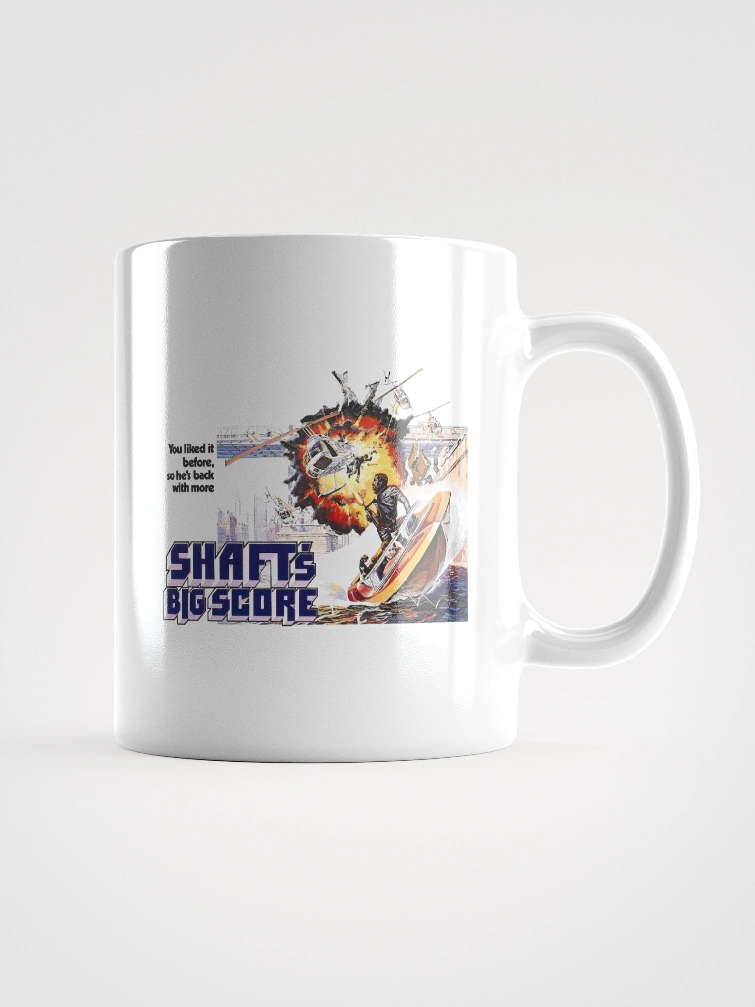 Shaft's Big Score | White Mug product image (2)