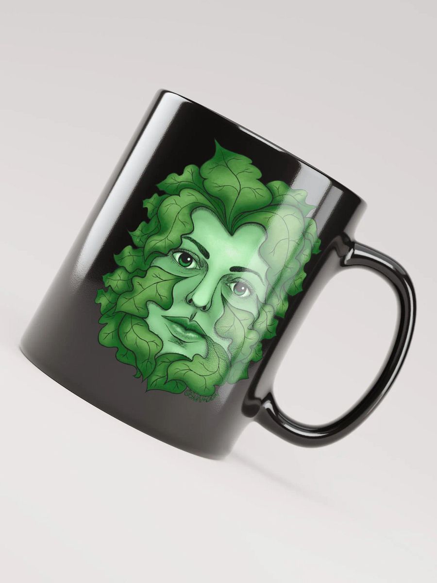 Green Goddess black coffee mug product image (3)