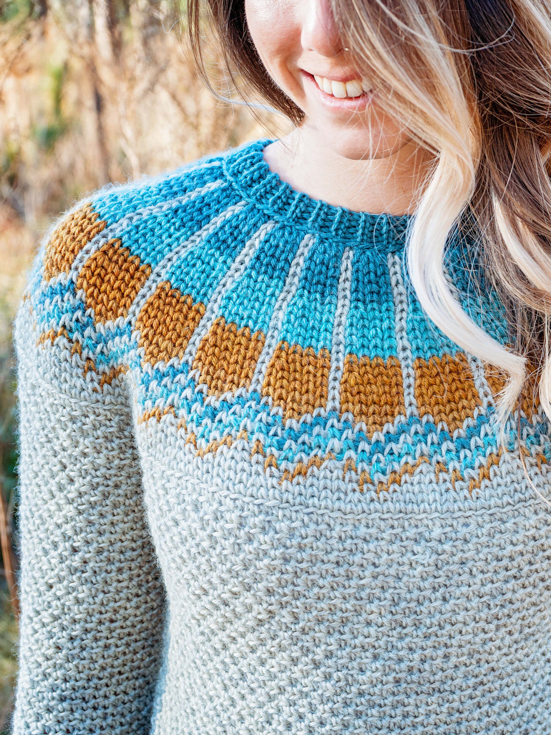 Traveler Crochet Sweater Pattern Tutorial (9 sizes) product image (10)