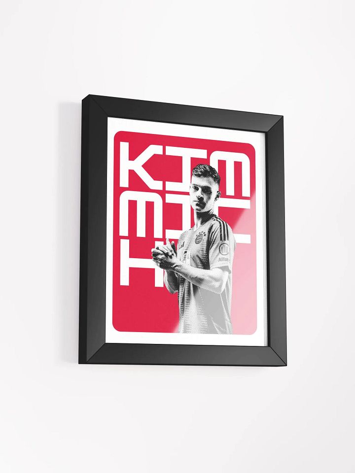 Joshua Kimmich BW Bayern Munich Name Art Framed Print product image (2)