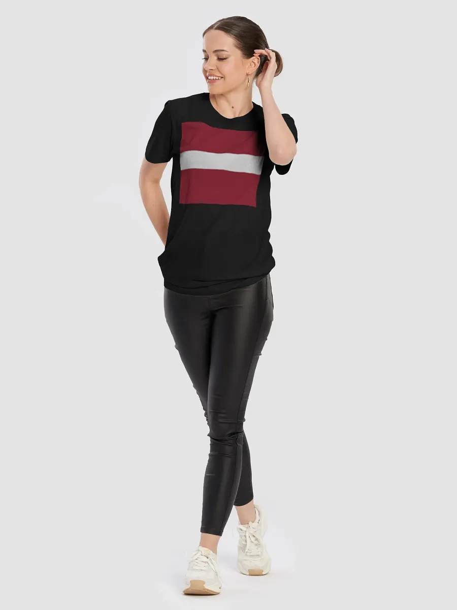 Exclusive Graphic Grove Supersoft Unisex Latvian Flag T-Shirt product image (1)