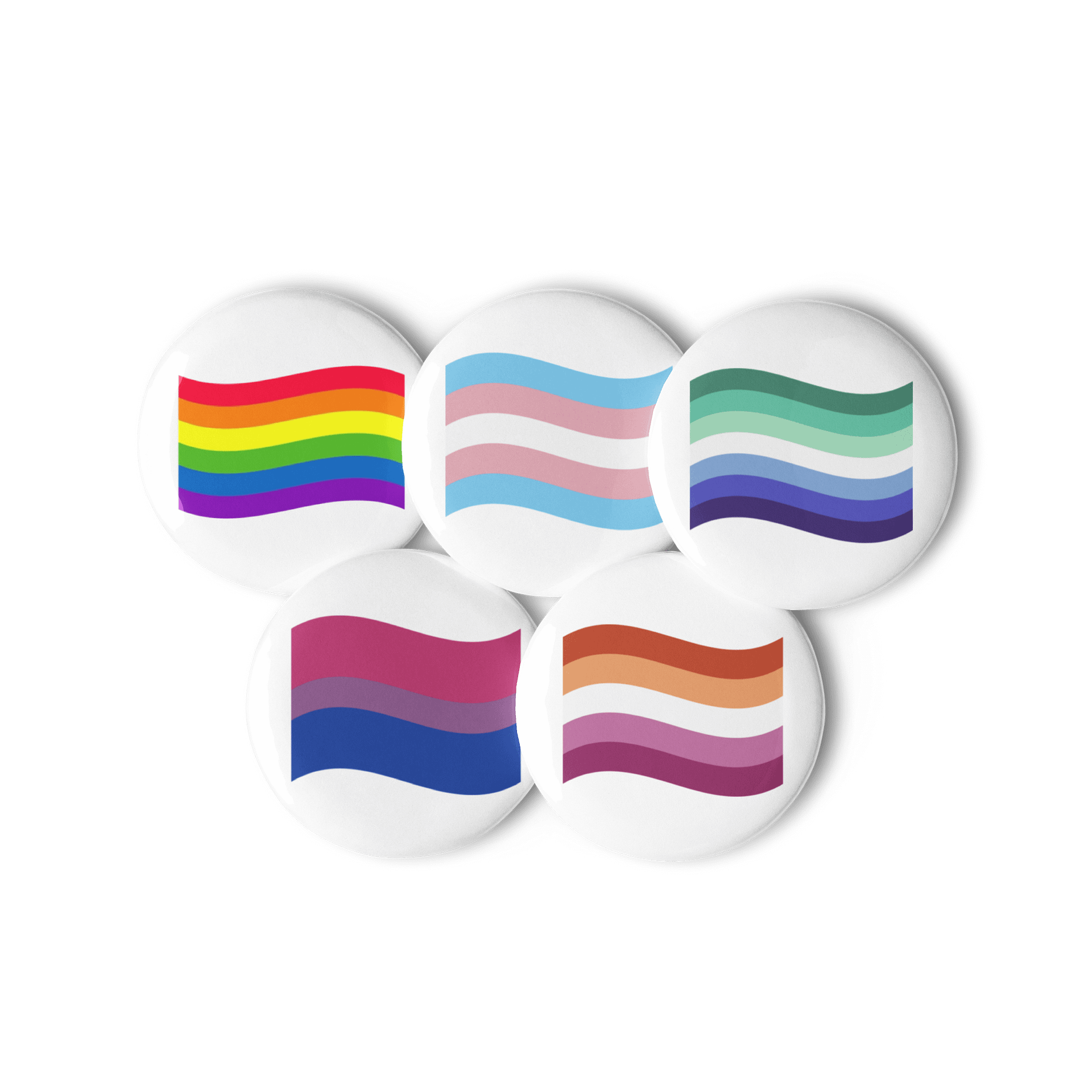Pride Flags Pin Set No. 1 product image (1)