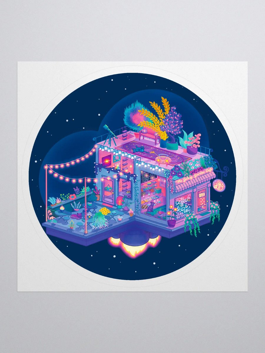 Galaxy Garden Cafe - Sticker product image (2)