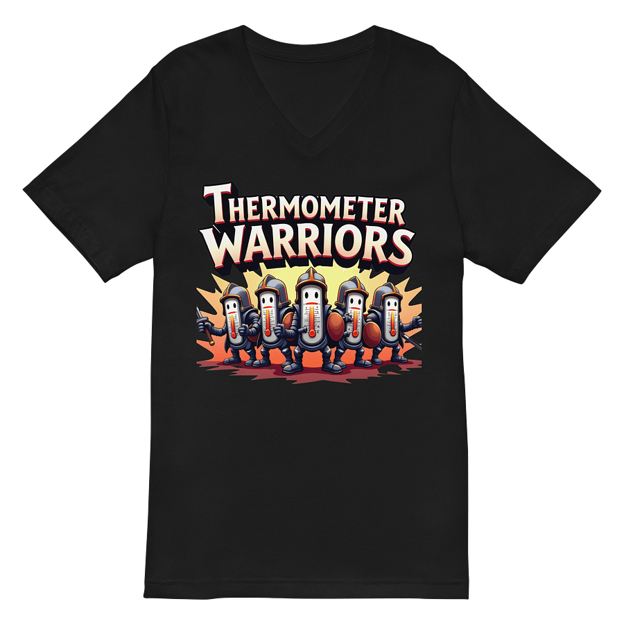 Warrior Thermometer V-Neck T-Shirt product image (3)