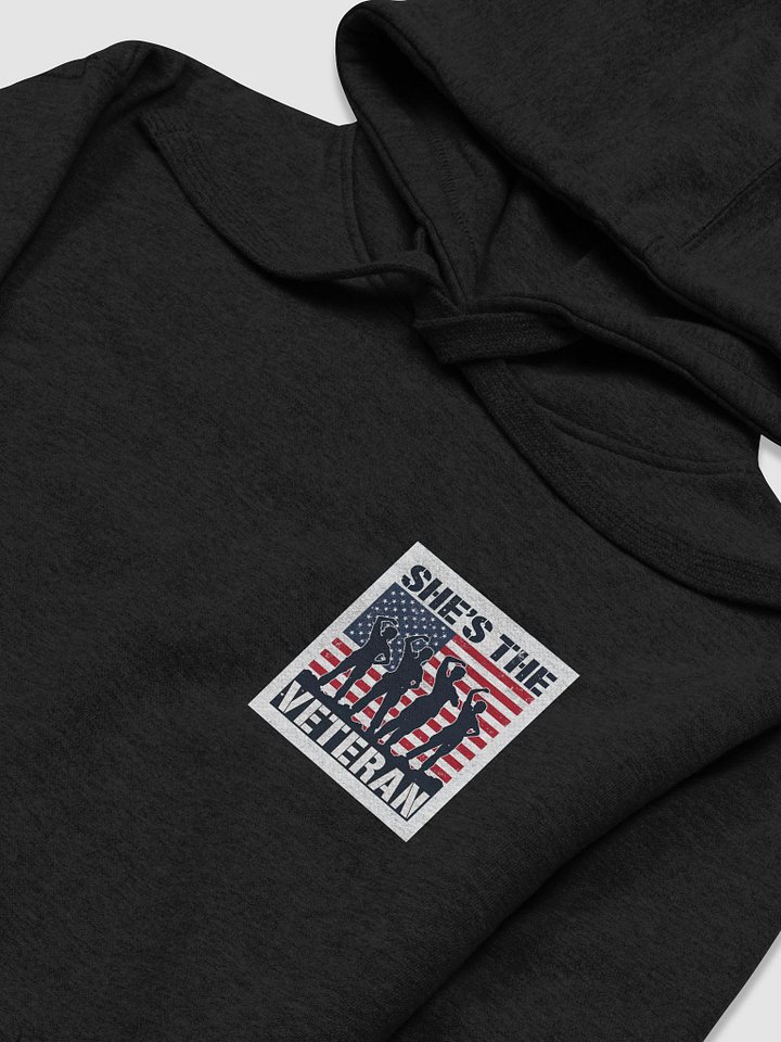 She’s The Veteran Hooded Sweatshirt product image (1)