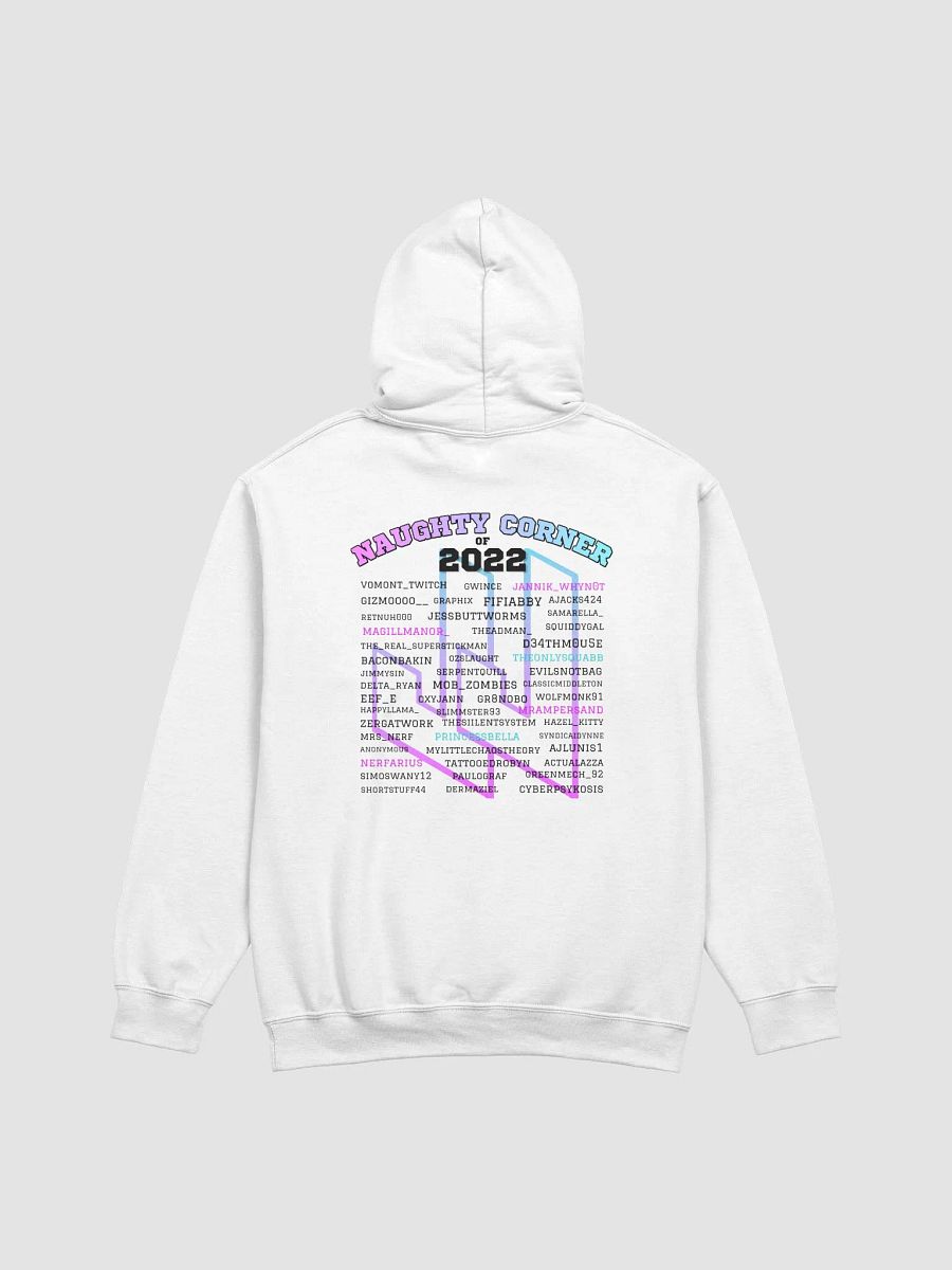 Naughty Corner of 2022 White Hoodie product image (3)