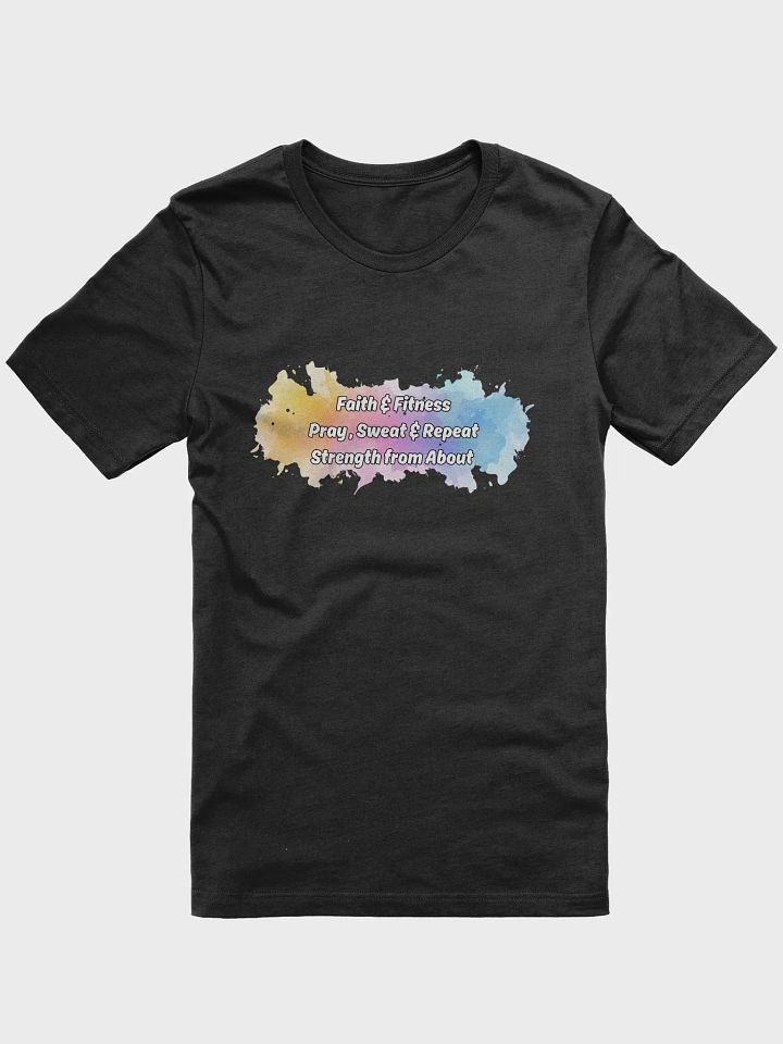 Faith & Fitness Christian Workout - Pray, Sweat & Repeat T-Shirt product image (2)