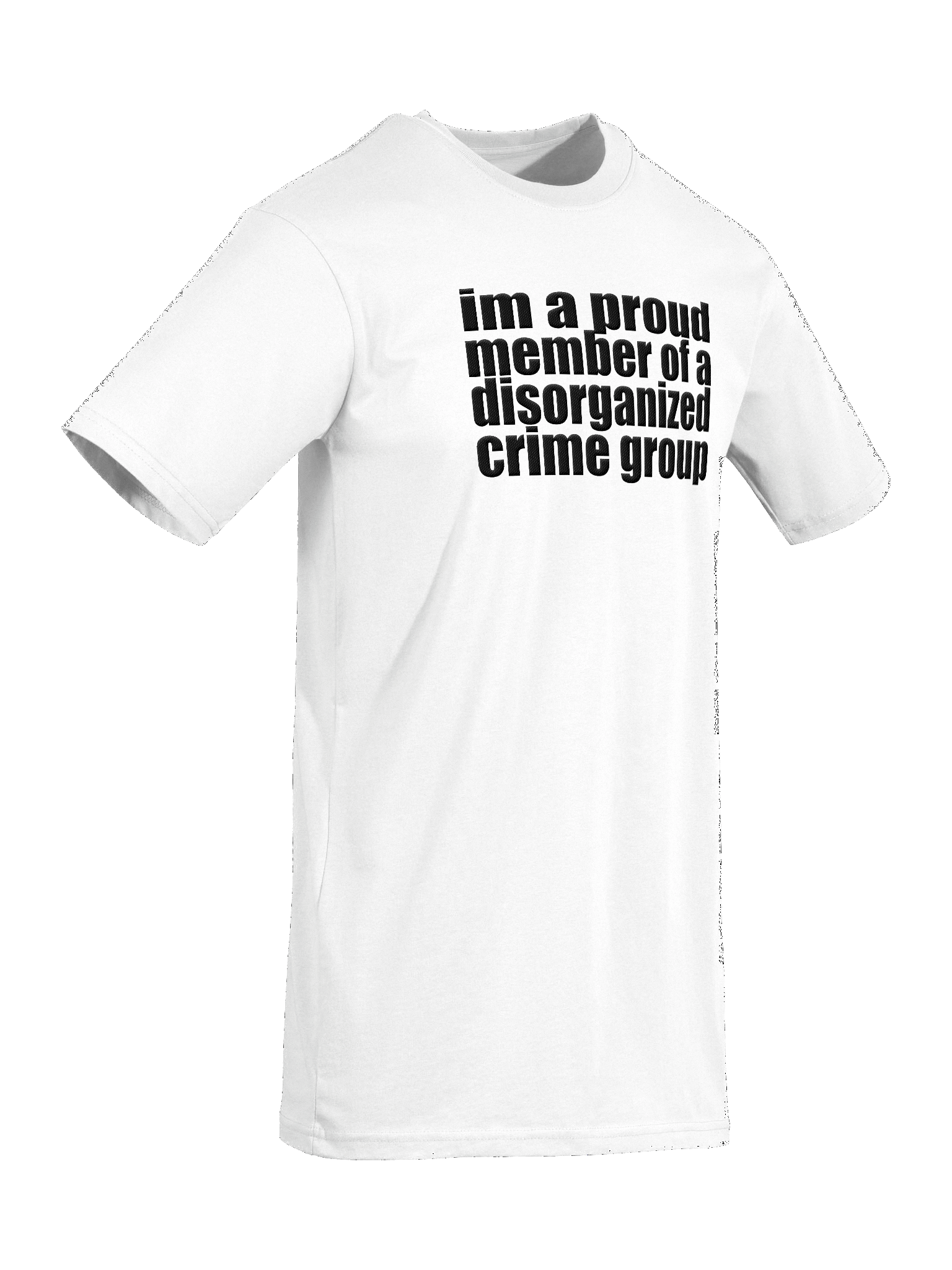 disorganized crime light embroidered tee product image (8)