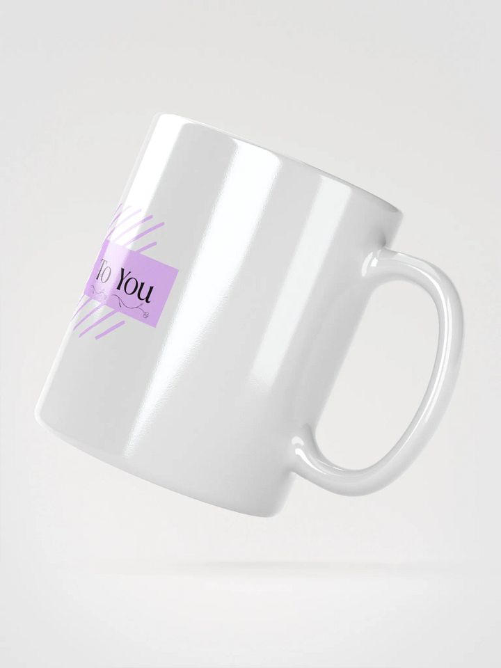 Purple/White Coffee Mug: Be Kind To You product image (2)