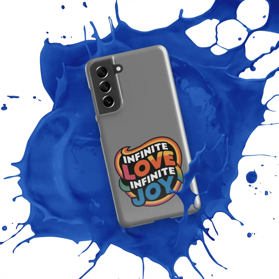 Infinite Love Infinite Joy Snap Case for Samsung (Grey) product image (6)