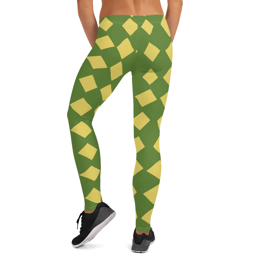Dynamic Yellow Polygon All-Over Leggings product image (12)