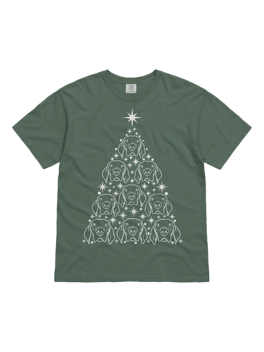 Weimaraner Christmas Tree T-Shirt product image (21)