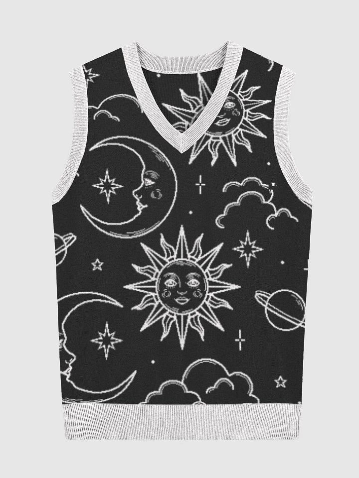 Knitted V-Neck Vest product image (1)