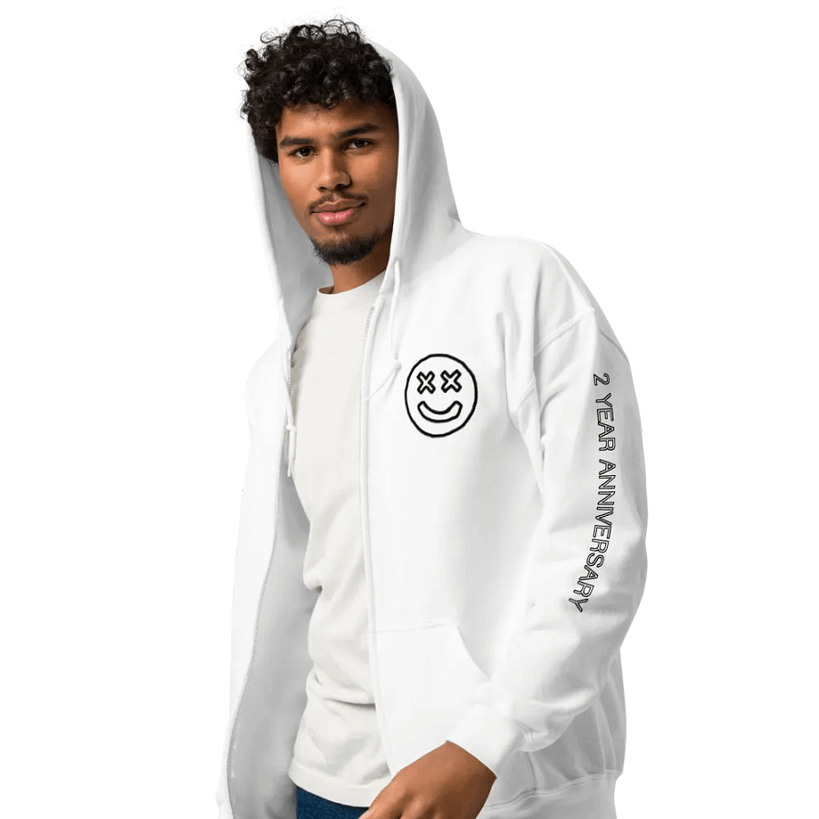 Buddies Club Zip Up Hoodie (Light Mode) product image (5)
