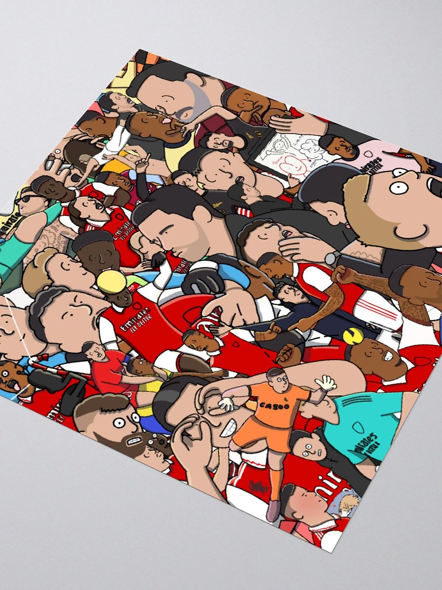 Poorly Drawn Arsenal on a sticker product image (3)